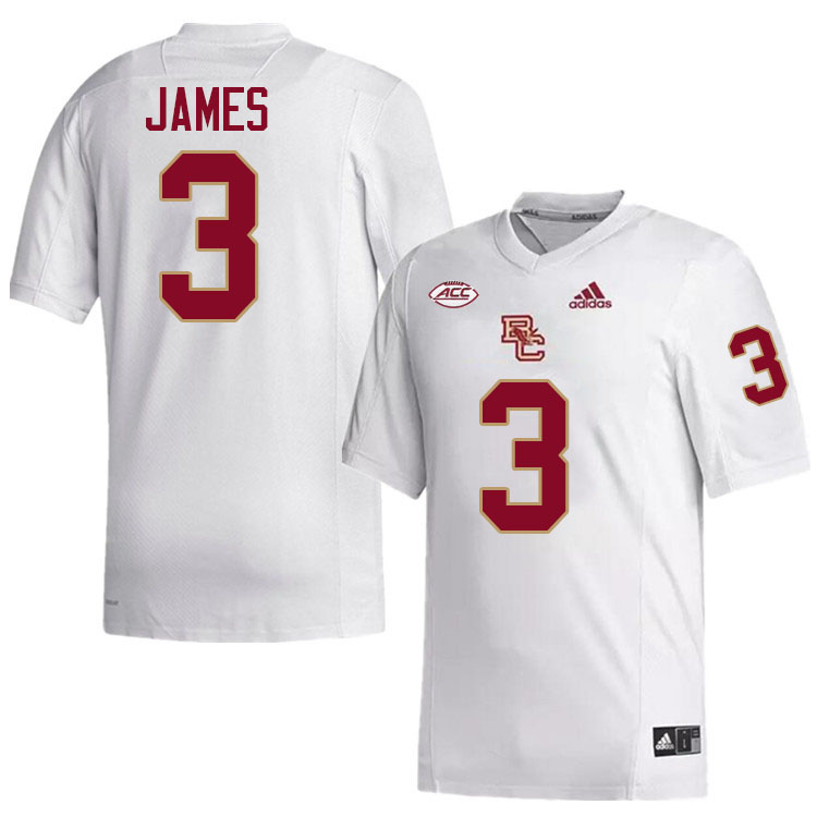 Grayson James Jersey,#3 Grayson James Boston College Eagles Football Jersey,Uniforms-White Grayson James Jersey,#3 Grayson James Boston College Eagles Football Jersey,Uniforms-White